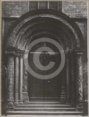 Romanisches Südportal der Magdalenenkirche Breslau