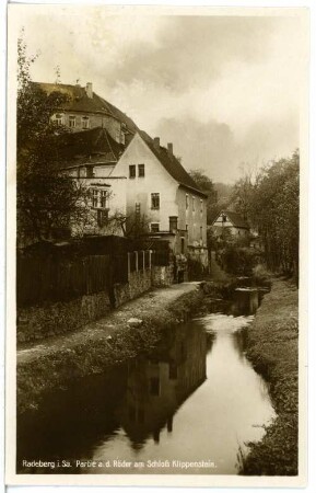 Radeberg. Schloss Klippenstein an der Röder