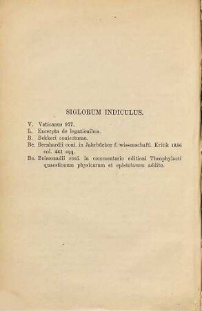 Theophylacti Simocattae Historiae