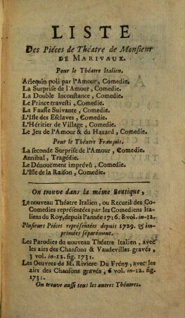 La Fausse Suivante, Ou Le Fourbe Puny : Comédie En Trois Actes