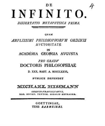 De infinito