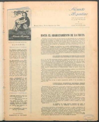 Hacia el abaratamiento de la fruta