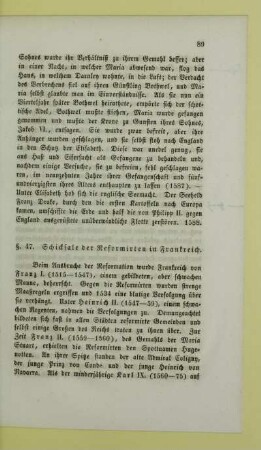 Schicksale der Reformirten in Frankreich