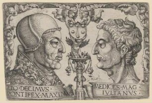 Doppelbildnis des Leo Decimvs und Medices Ivlianvs