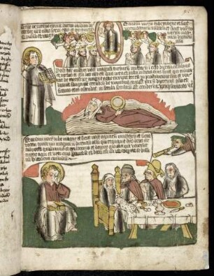 (1) Johannes, himmlisches Dankeslied über den Fall der Hure Babylons (Apc. XIX, 1-6). Johannes, Hochszeit(smahl) des Lammes (Apc. XIX, 6-8).