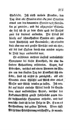 Von den zur Erleichterung einiger heftigen Symptome gebrauchten Heil-Mittel.