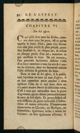 86-96, Chapitre VI. Du bel esprit.