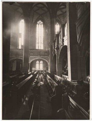 Thomaskirche, Leipzig Bachgruft: Bestuhlung