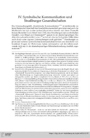 IV. Symbolische Kommunikation und Straßburger Gesandtschaften