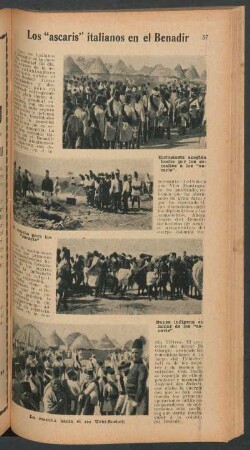 Los "ascaris" italianos en el Benadir