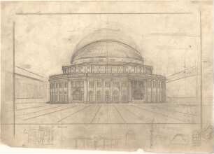 Hildebrand, Adolf von; Wien (Österreich); Theaterbau für Wien - Perspektive