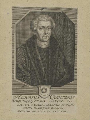 Bildnis des Albertus Crantzius