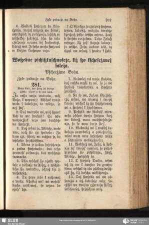 Woßebne pschißłuschnoscże, kiž ßo kschescżanej saleža