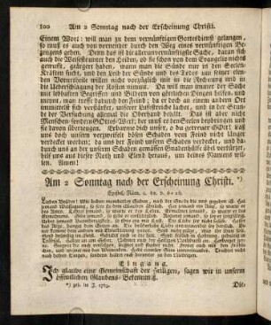 100-110, XI. Am 2. Sonnt. nach Epiphan.