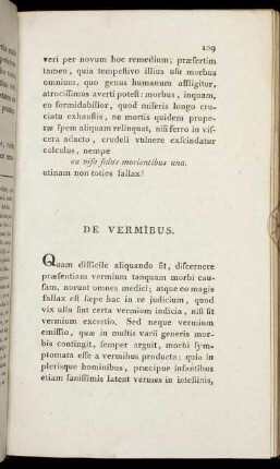 De Vermibus.