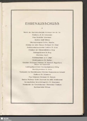 Ehrenausschuss