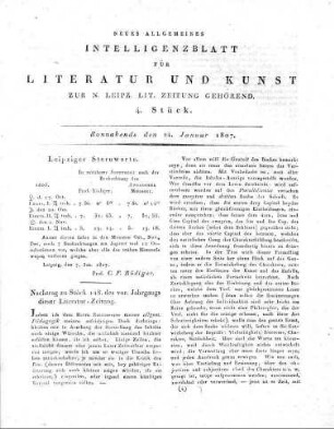 Nachtrag zu Stück 148. des vor. Jahrgangs dieser Literatur - Zeitung.