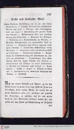Sechs und dreißigster Brief