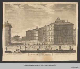 Ansicht des Palazzo Borghese in Rom