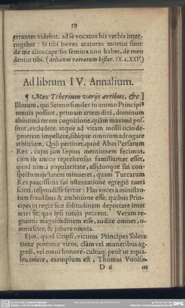 Ad librum IV. Annalium