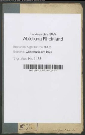 Steuerfreiheit der Fürstlich Salm-Salmschen Besitzungen im Regierungsbezirk Kleve