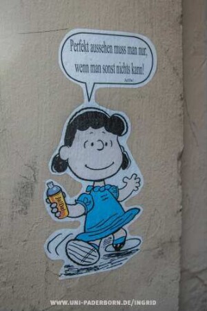 Perfekt aussehen muss man nur, wenn man sonst nichts kann!