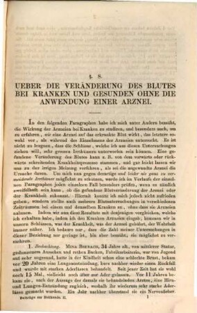 Beiträge zur Heilkunde, insbesondere zur Krankheits-, Genussmittel- und Arzneiwirkungs-Lehre nach eigenen Untersuchungen, 2. Arzneimittel