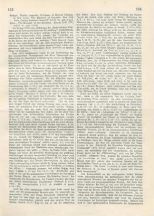 133-135 [Rezension] Briggs, Charles Augustus, The Messiah of gospels
