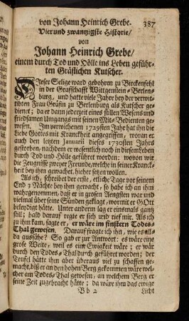 387-394, 24. Historie von Johann Heinrich Grebe
