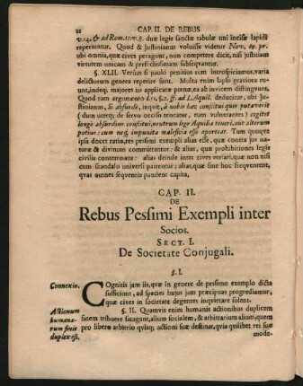 Cap. II. De Rebus Pessimi Exempli inter Socios.