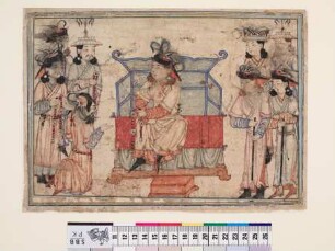 Thronender mongolischer Herrscher