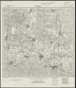 Meßtischblatt 2252 : Straupitz, 1945 : Straupitz. - Hrsg. 1903, bericht. 1924. - 1:25000. - [Berlin]: Reichsamt für Landesaufnahme, 1945. - 1 Kt.