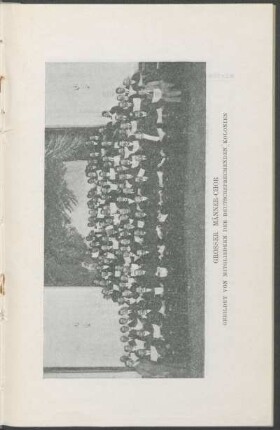 Grosser Männer-Chor - [Fotografie]