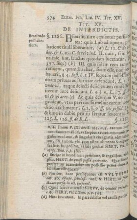 Tit. XV. De Interdictis.