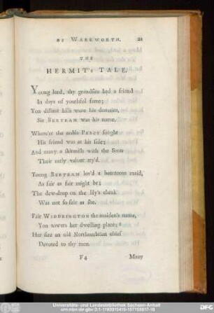 The Hermit's Tale.