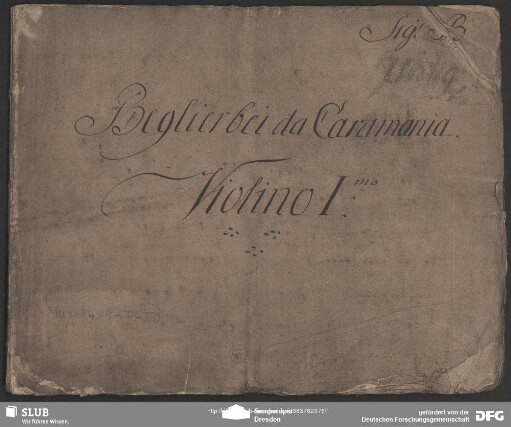 Il Begliar-Bey di Caramania - Mus.3419-F-500a