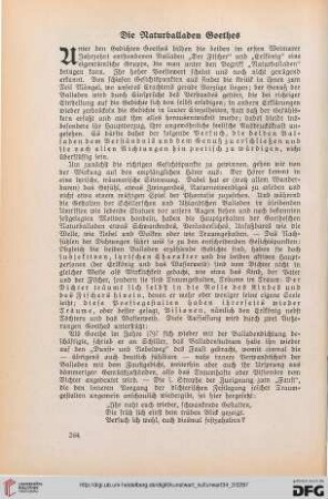 34: Die Naturballaden Goethes, [1]