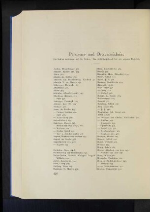 Personen- und Ortsverzeichnis