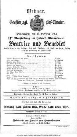 Beatrice und Benedict