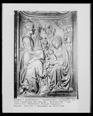 Relief: Anbetung der Könige