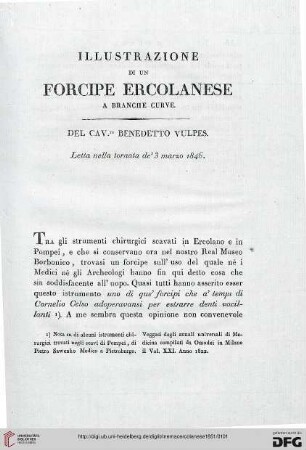 7: Illustrazione di un forcipe ercolanese a branche curve