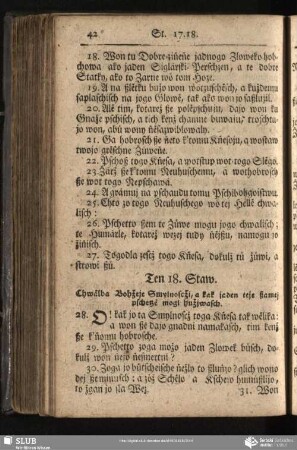 Ten 18. Staw