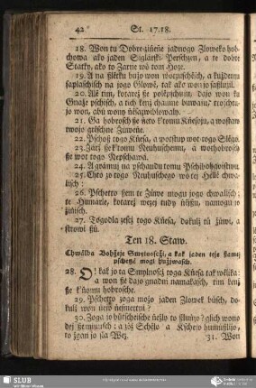 Ten 18. Staw