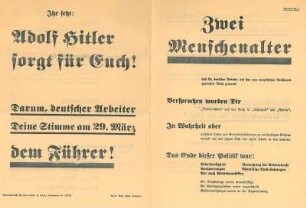 Wahlpropaganda der NSDAP zur Reichstagswahl