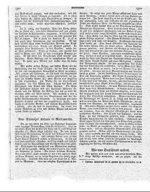 Neue Schweizer Kolonie in Nordamerica