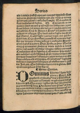 Sermo Tertius.
