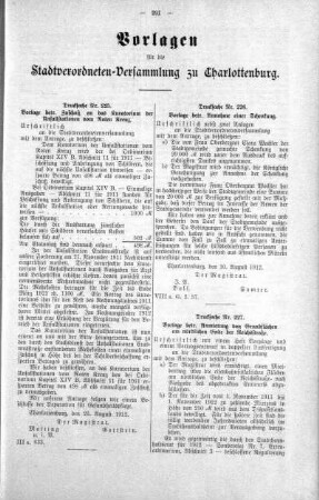 No. 16 (225-240) (225,226,227), 04. September 1912