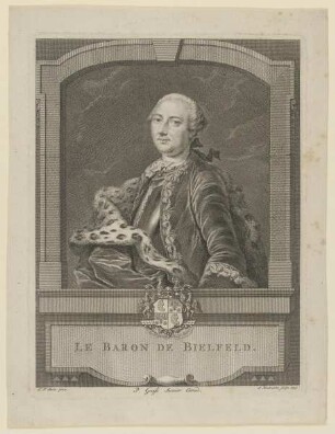 Bildnis des Jacob Friedrich de Bielfeld