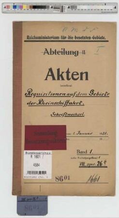 Requisitionen auf dem Gebiete der Rheinschiffahrt: Bd. 2