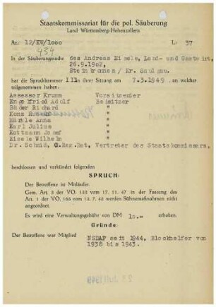 Eisele, Andreas